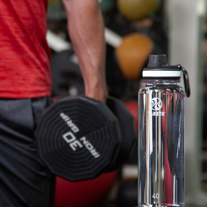 Takeya Tritan Water Bottle with Spout Lid - Durable Dishwasher-Safe