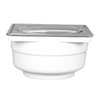 Fleximatic Coladera Universal Cuadrada Push, 2248, Acero Inoxidable, ABS, Resina