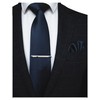 Jemygins Men’s Wedding Ties and Handkerchiefs - Plain Set with
