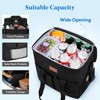 Lifewit Insulated Cool Bag with 30-Can Capacity, Black