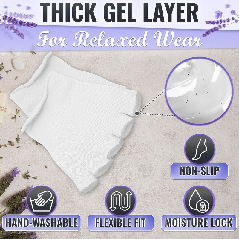 Gel Toe Separator Socks for Women – Gel Toe Compression