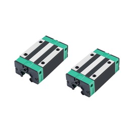 LD-Teemm HGH20CA Linear Slider Bearing, 2pcs HGH20CA Square Bearing Slider Block, for HG20 High Assembly CNC Linear Guide for CNC Machines and DIY Project.