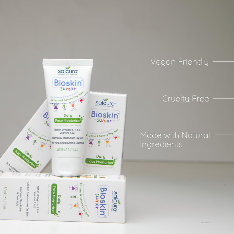 Salcura Natural Skin Therapy, Bioskin Junior Daily Face Moisturiser, Packed
