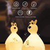 Cute Night Light Kangeroo Baby Pat Night Light Rechargeable Bedside