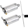 Healifty Foldable Stainless Steel Pocket Sticks, for Tricks, Martial Arts,