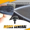 Flygun Pack-2 Car Wiper Nozzles, 0.31" Front Windshield Washer, Single