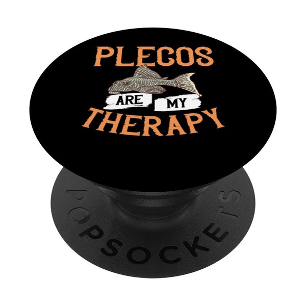 Plecostomus Pleco Fish Aquarium Food Tank Zebra Cave PopSockets with