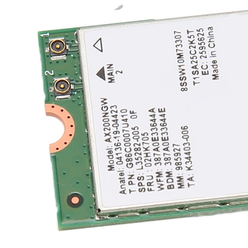 WiFi 6 Network Card for Intel AX200NGW 802.11ax Bluetooth 5.2