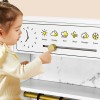 JOYLDIAS Wooden Kitchen Pretend Playset Kids Cooking Toys Toddler Gift
