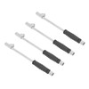 4 Pcs Dual Head Air Chuck 1/4 Inch Female NPT