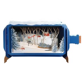 Message In A Bottle Christmas Tree Delivery Pop Up Christmas Card By Alljoy Cards XMIB072