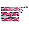 BapronBaby Summer Stripes Watermelon Wet Dry Bag - Waterproof Two