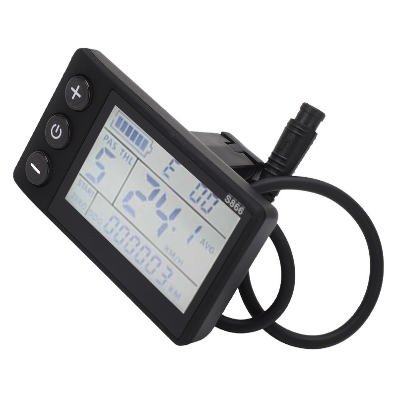 Electric Scooter Conversion LCD Display with 6P Waterproof Connector Mountain
