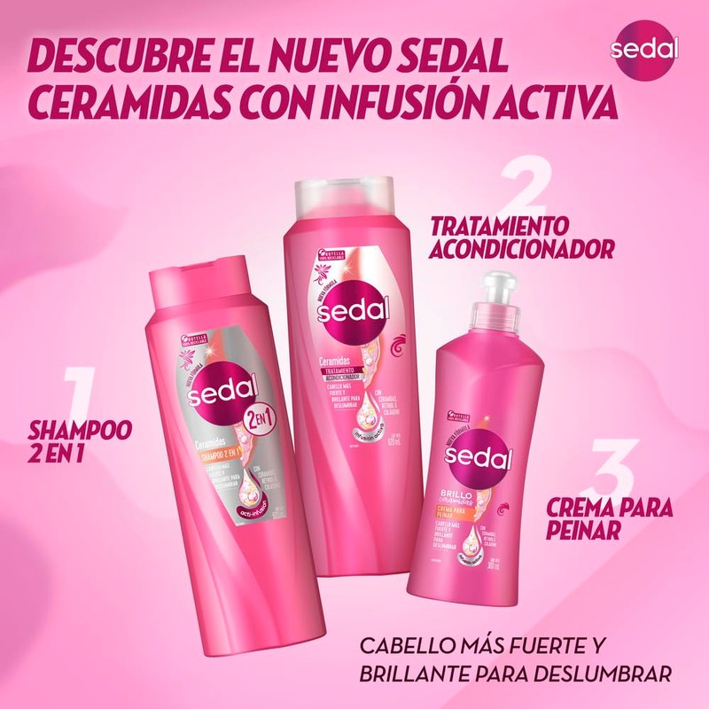 Sedal Shampoo Ceramidas 2en1 620 ml