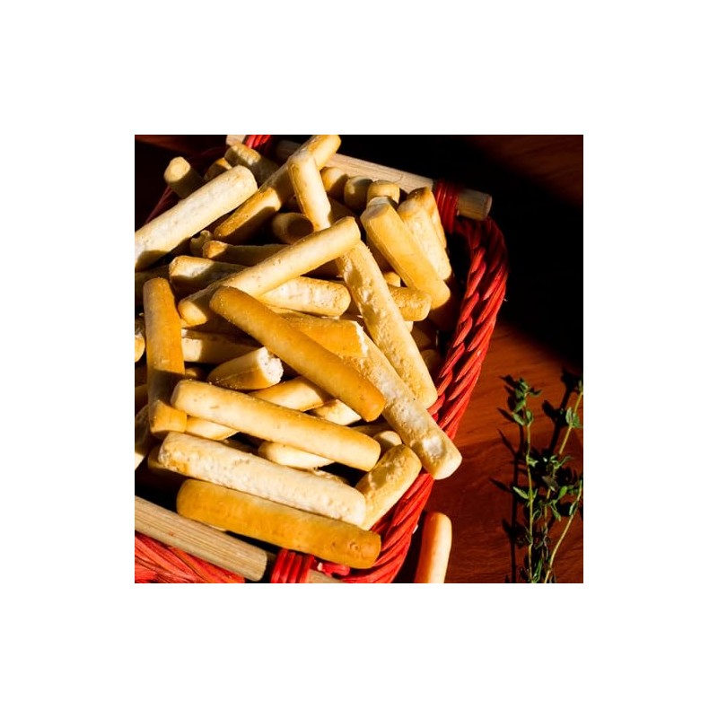 Snacktery Mini Breadsticks – Original Grissini, All Natural Italian Breadsticks,