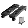 Hovadova Adjustable Mobile CPU Stand, Ventilated Computer Tower Stand with
