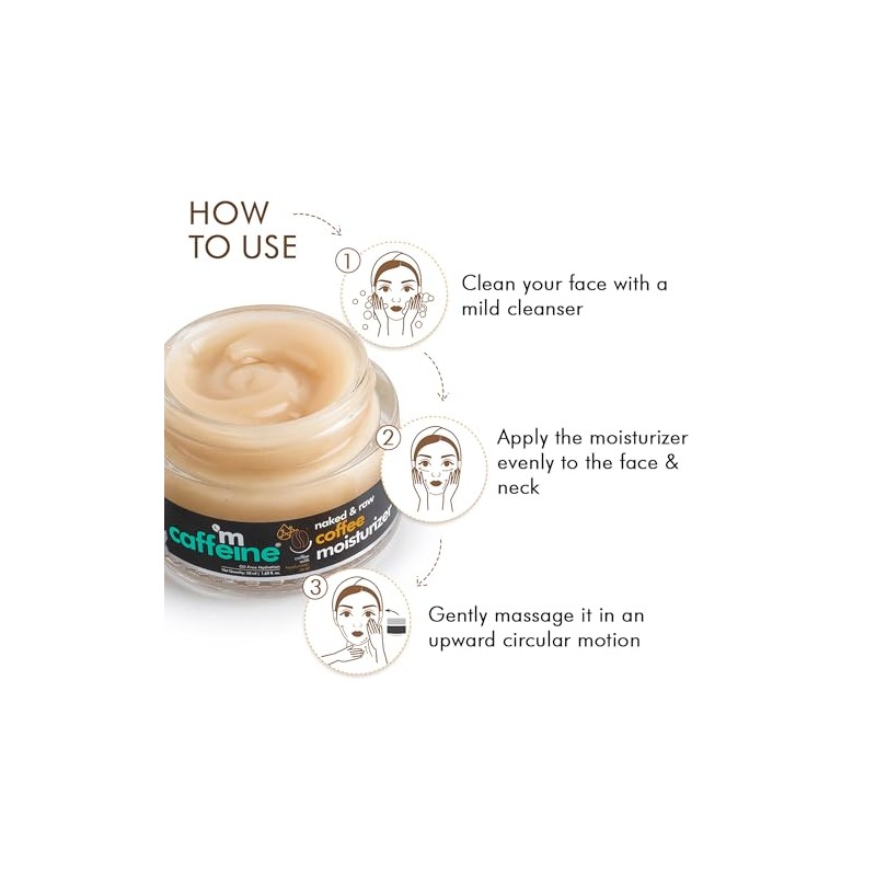 mCaffeine Naked and Raw Coffee Moisturizer - 48-Hour Face Cream