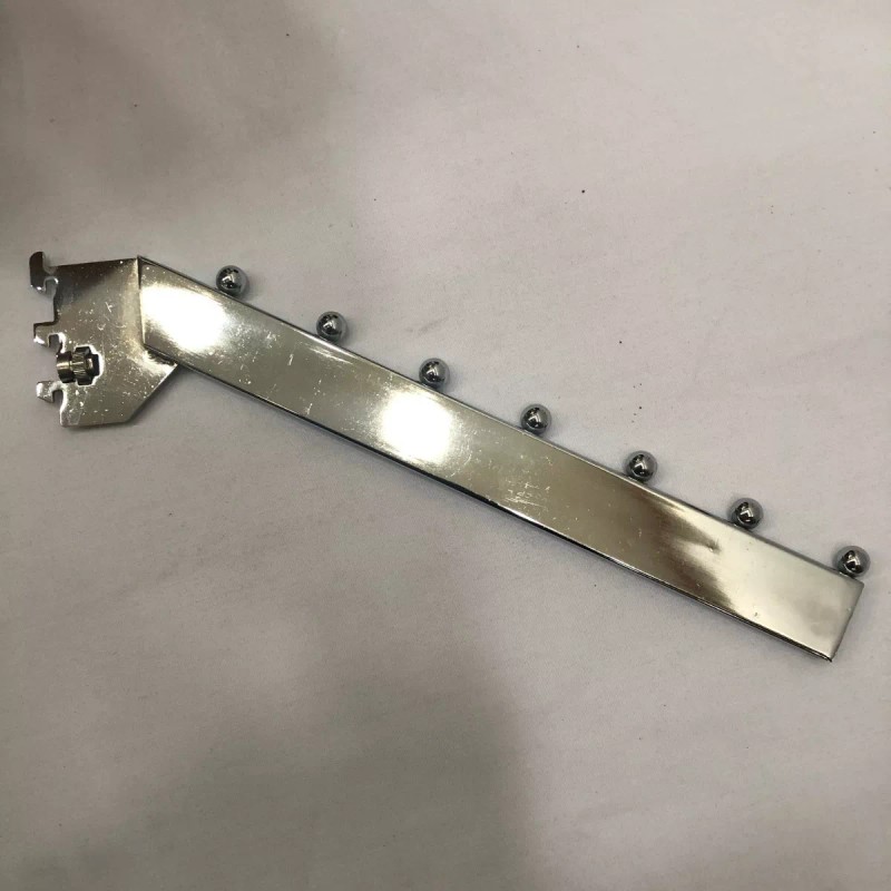 Exhivit Cascada Cromo Para Cremallera Exhibidor Ropa 5 Pzs