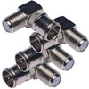 CESS - Conector F-Jack coaxial de ángulo recto a F-Quick
