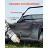 VEVOR Push Lawn Sweeper, 21inch Leaf & Grass Collector, Heavy