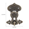 Zerodis 10 Pcs Zinc Alloy Retro Style Bronze Tone Jewelry
