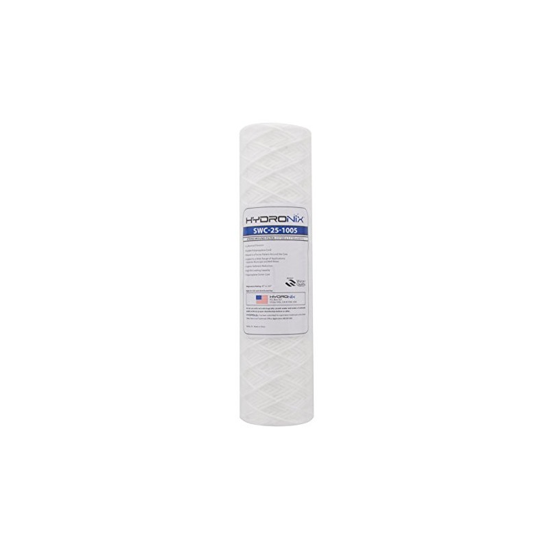 Hydronix SWC-25-1005 Universal Whole House String Wound Sediment Water Filter