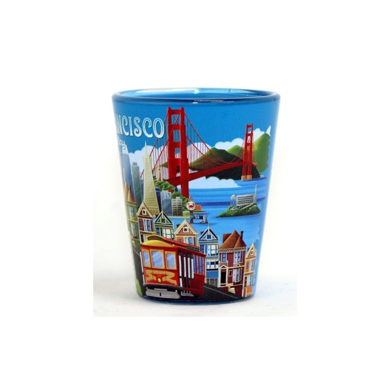 San Francisco California Picturesque Shot Glass