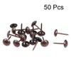 sourcing map Upholstery Nails Tacks 9mm Head Dia Retro Round