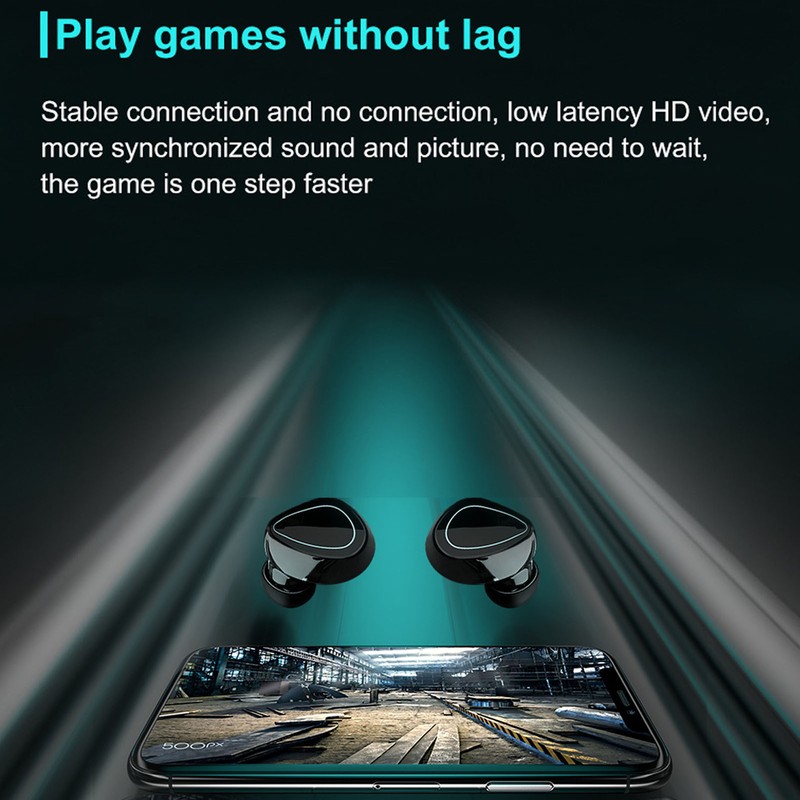 Wireless Bluetooth Earbuds Multifunction Stable Low Delay Digital Battery Display