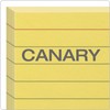 Oxford(R) Colored Recycled Index Cards, Ruled, 3in. x 5in., Canary,