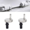 Universal Toilet Seat Fittings, 2Pcs Quick Release Top Hinges Fittings