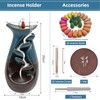 Cyiecw Backflow Incense Burner, Incense Waterfall Ceramic Incense Burner with
