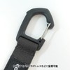 Finplus 0520655 Lee Cordura Recycled Polyester Carabiner Key Hook, Black