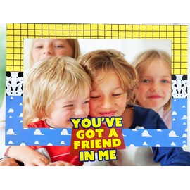 LaVenty You've Got A Friend in Me Party Photo Booth Props Frame Friend Party Supplies Friends Decor Party Favors for Boy Birthday Party