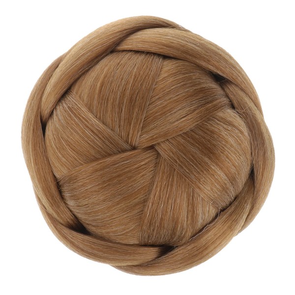 Beavorty Moño Falso Trenzado De Cabello Sintético Extensión De Chignon
