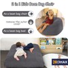 COMAX Kids Bean Bag Chair Turn into Beanbag Bed, Toddler