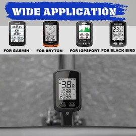 Wenbones Integrated Bicycle Computer Mount, Aluminium Alloy Bike Mount Out Front, Mounts for Wahoo, Garmin, Bryton, GIT, Action Cameras and Light