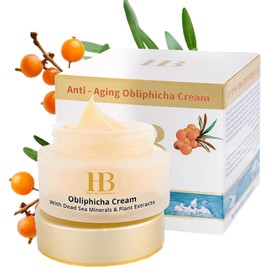 HB Dead Sea Minerals Anti-Ageing Obliphicha Face Cream - Firming & Moisturising Face Cream for Women | Moisturiser Face & Moisturising Cream Face Women | 50 ml