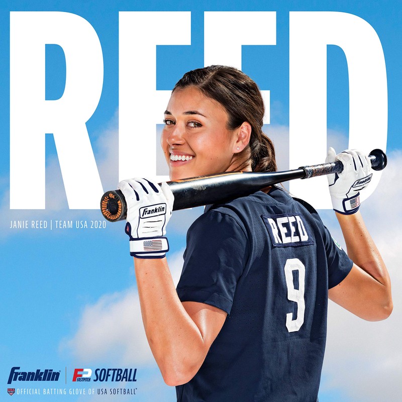 Franklin Sports CFX FP Softball Batting Gloves Pair, Women's X-Large,