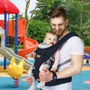 Sharth Baby Carrier with Hip Seat, 6-in-1 Ergonomic Adjustable Carrier