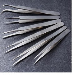 Other brands Nail Art Supplies Stainless Steel TS Tweezers 6-Piece Set - TS-13 / 네일아트용품 스테인리스 TS 핀셋 6종 - TS-13