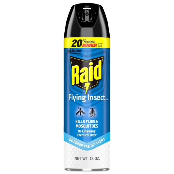 Raid Flying Insect Killer 7, Insecticide Spray with Outdoor Fresh