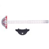 Woodworker Edge Ruler Protractor Portable Stainless Steel Angle Measuring Tool