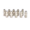 Cable Extension Coupler - 10 Pack - Connects Two Coaxial