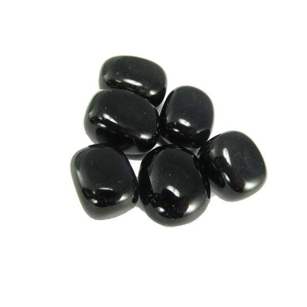 CircuitOffice 1 Piece Tumbled Black Obsidian Stone Gemstone Crystal Healing Rock Wiccan Supplies