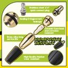 Pressure Washer Turbo Nozzle Tips, 4000 PSI 4.0GPM Quick Connector