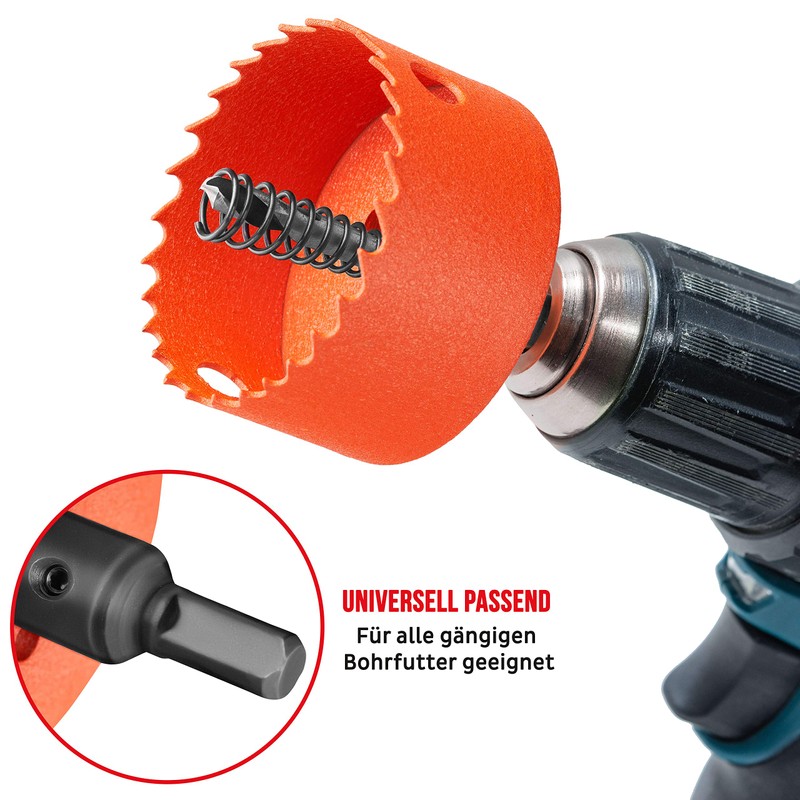 KSP-Tec - Hole Saw 80 mm - Can Drill for