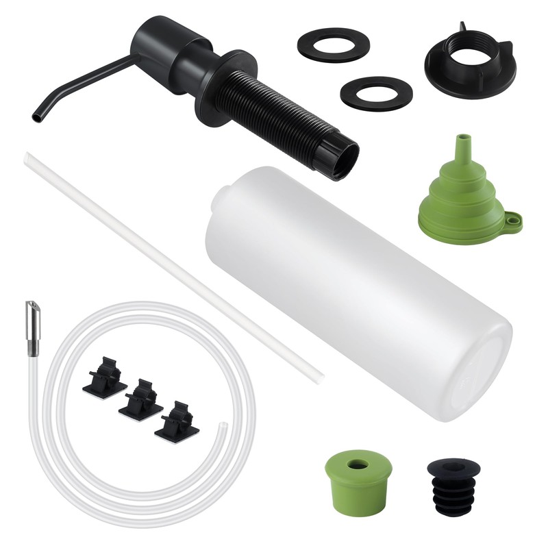 Stylever Soap Dispenser for Kitchen Sink - 4” Spout and