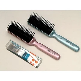 Ikemoto Brush IR960MBL Natural Mineral Blending Styling Brush, L, Metallic Blue, W 1.9 x H 8.0 x D 1.9 inches (48 x 204 x 48