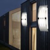 Globo E27 Cornus Energy Saving IP44 Outdoor Lamp, Stainless Steel